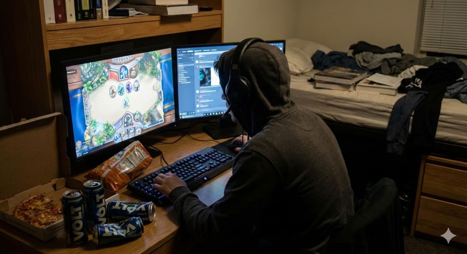 Heavy Gaming Linked to Poor Diet & Higher BMI in Students.